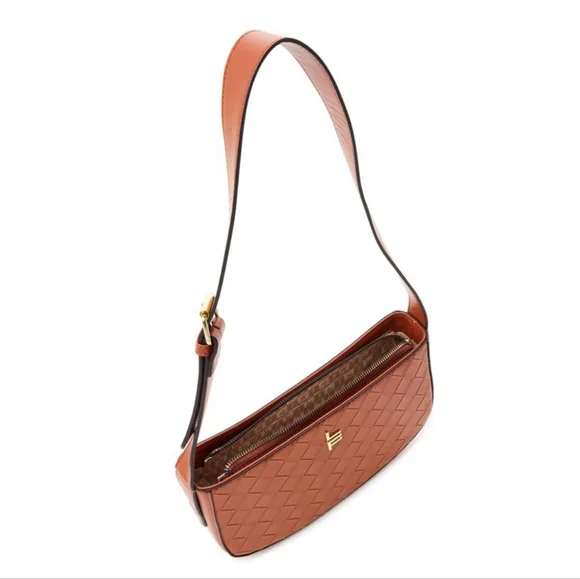 New London Fog Faux Lether Shoulder Bag. - Picture 2 of 11